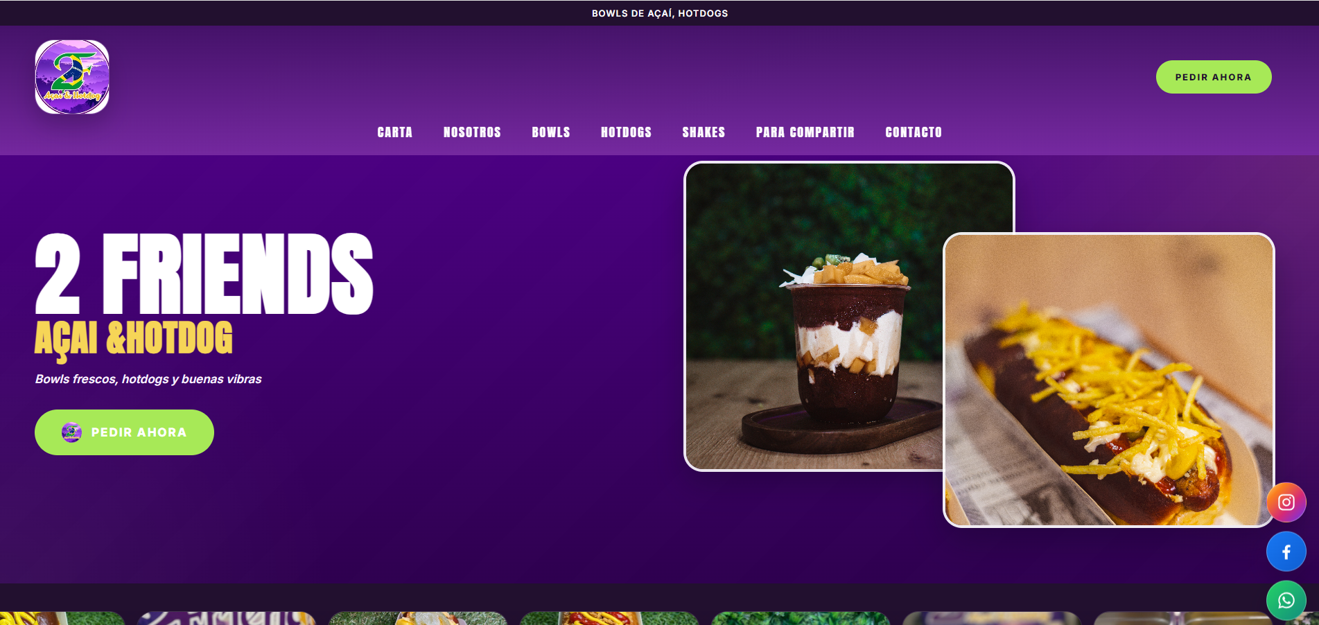 2 Friends Acai web